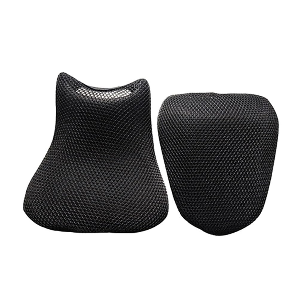 YULEGUDI Stoff Sattel Sitzbezug Motorrad Kissen Sitzbezug Anti-Slip 3D Atmungsaktive Stoff Sattel Sitzbezug Für K&awasaki Für Ninja650 Für Ninja 650 Für Z650(Z650) von YULEGUDI