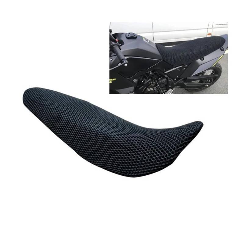 YULEGUDI Stoff Sattel Sitzbezug Motorrad Sitz Schützen Kissen Sitz Abdeckung Nylon Stoff Sattel Kühlung Waben Matte Für Y&amaha Für Tenere 700 Für Tenere700 T7 T 700(Full Coverage) von YULEGUDI