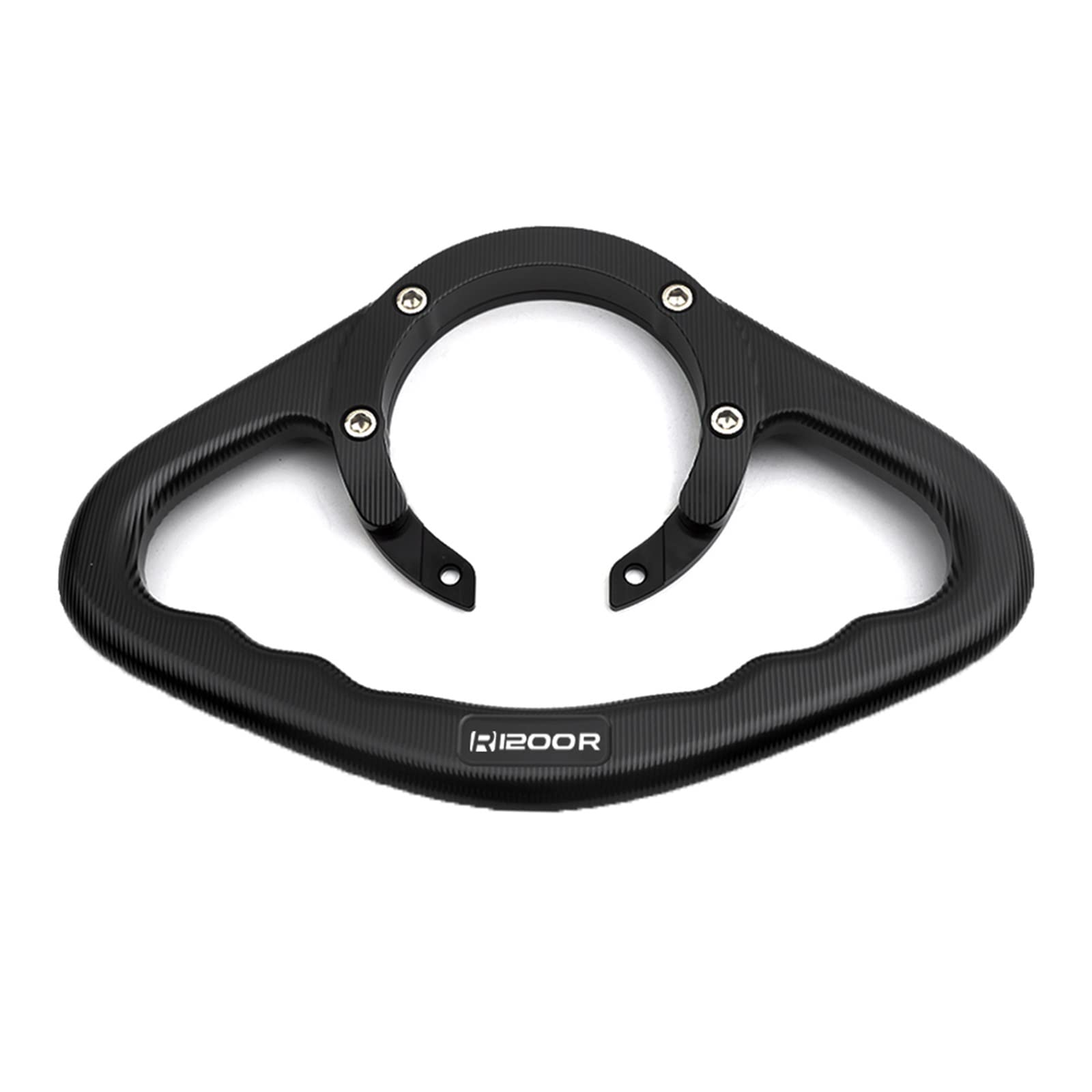 YUNDVLT Beifahrergriffe Compatible with B M W R1200R 1200R 1200 R 2015-2018 2017 2016 Motorrad Beifahrer Handgriffe Tank Grab Bar Griff Armlehne(Nero) von YUNDVLT