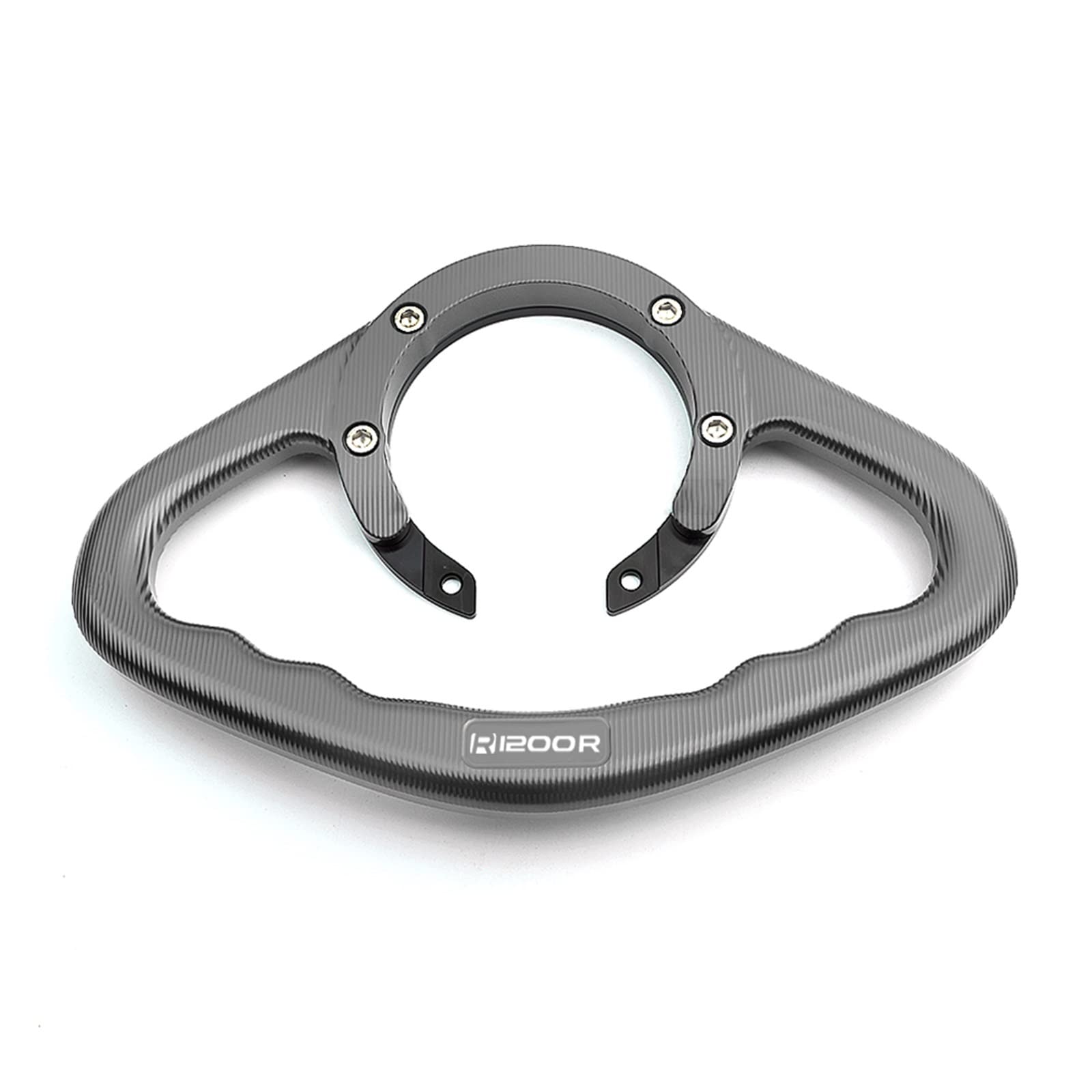 YUNDVLT Beifahrergriffe Compatible with B M W R1200R 1200R 1200 R 2015-2018 2017 2016 Motorrad Beifahrer Handgriffe Tank Grab Bar Griff Armlehne(Titanium) von YUNDVLT