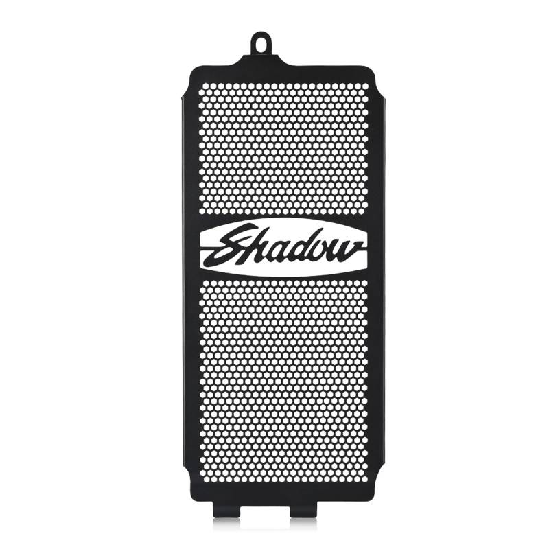 YUNDVLT Kühler Grills chutz Motorrad-Kühlergrill-Grillschutz-Schutzabdeckung Compatible with Hon Da Shadow ACE VT400 VT750 2003-1997 Spirit 750 VT750DC 2001-2008(Nero) von YUNDVLT
