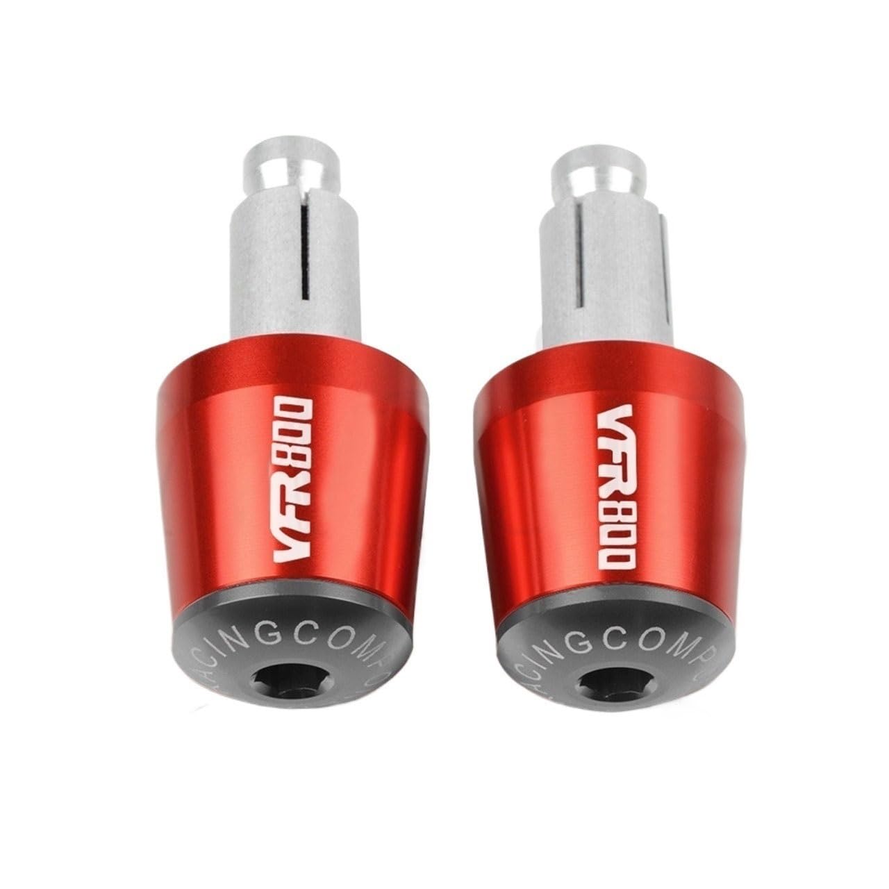 YUNDVLT Lenkerenden Sind Motorrad Lenkergriffe Ende Lenkerkappe Endstopfen Compatible with Hon Da VFR 800 Fi/W1 VTEC VFR800/F VFR 800F 1998-2017(M13) von YUNDVLT
