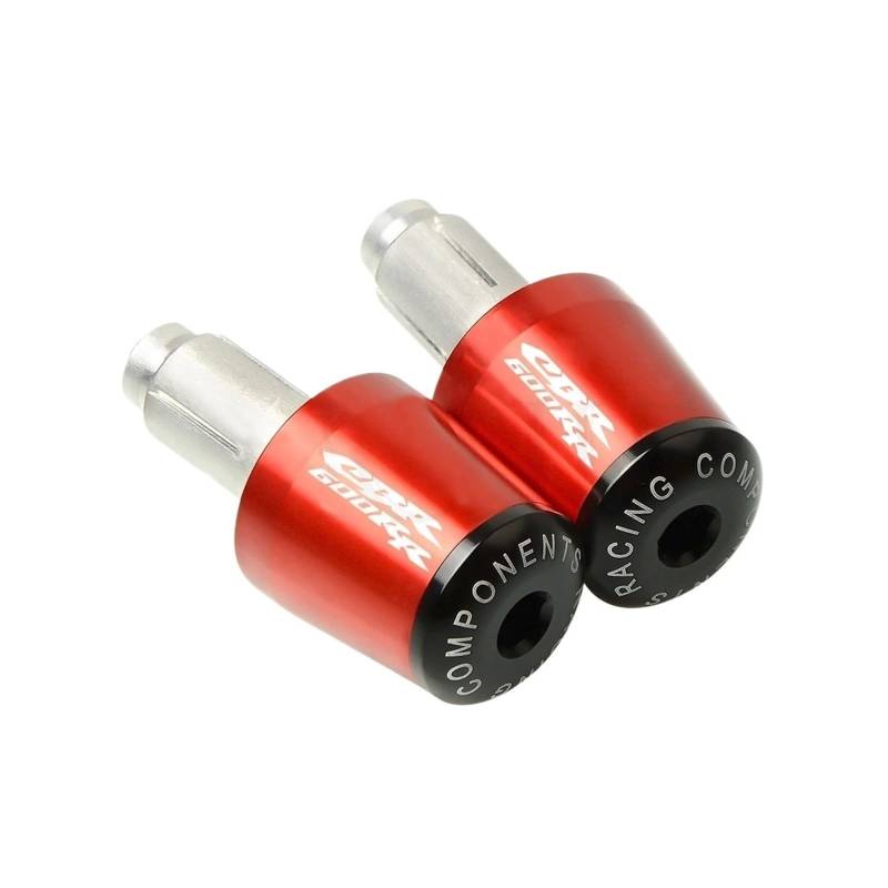 YUNDVLT Lenkerenden Sind Motorrad Lenkergriffe Lenkerendkappe Compatible with Hon Da CBR600RR CBR 600 CBR600 RR 2003-2018(Rosso) von YUNDVLT
