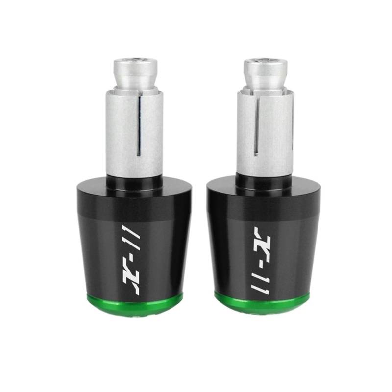 YUNDVLT Lenkerenden Sind Motorradzubehör Lenkergriffe Lenkerendkappe Compatible with Hon Da X-11 X11 1999-2002(Green) von YUNDVLT