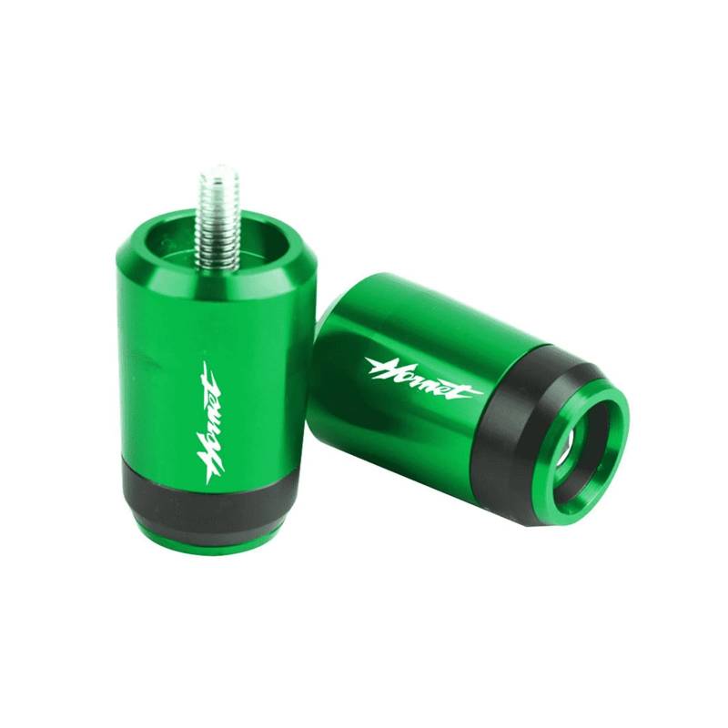 YUNDVLT Lenkerenden Sind Motorradzubehör Lenkergriffe Lenkerkappe Endstopfen Compatible with Hon Da CB600F CB599 600 CB1000R Hornet CB 200 900 400(Green) von YUNDVLT