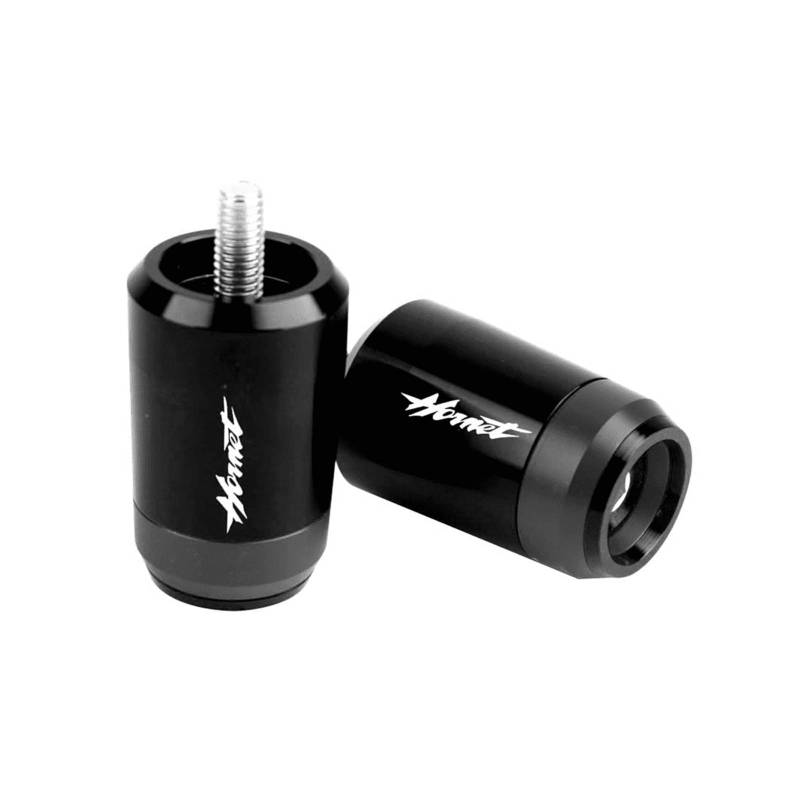 YUNDVLT Lenkerenden Sind Motorradzubehör Lenkergriffe Lenkerkappe Endstopfen Compatible with Hon Da CB600F CB599 600 CB1000R Hornet CB 200 900 400(Nero) von YUNDVLT