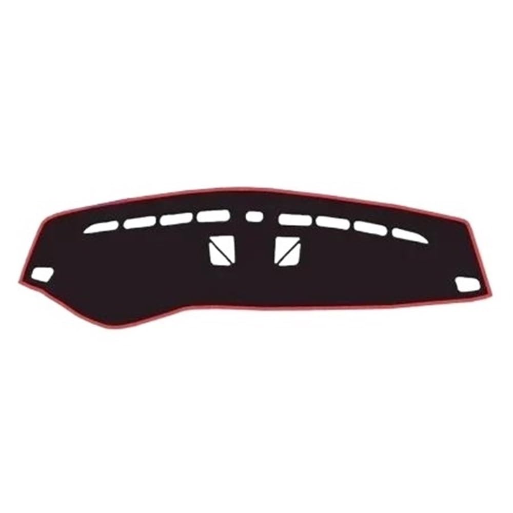 Auto Dash Mat Abdeckung Für 3 Serie Für E90 Für E91 Für E92 Für E93 Für Wagon 2006-2011 Auto Auto Dashboard Abdeckung Teppich Sonnenschutz(LHD Red NO NAV) von YUNLL