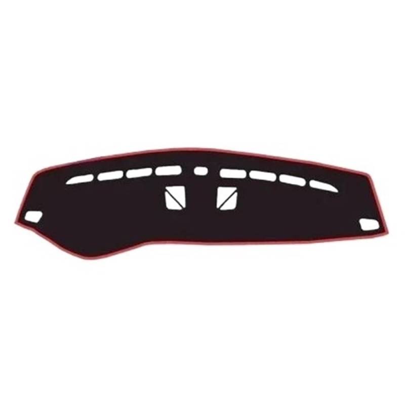 Auto Dash Mat Abdeckung Für 3 Serie Für E90 Für E91 Für E92 Für E93 Für Wagon 2006-2011 Auto Auto Dashboard Abdeckung Teppich Sonnenschutz(LHD Red NO NAV) von YUNLL