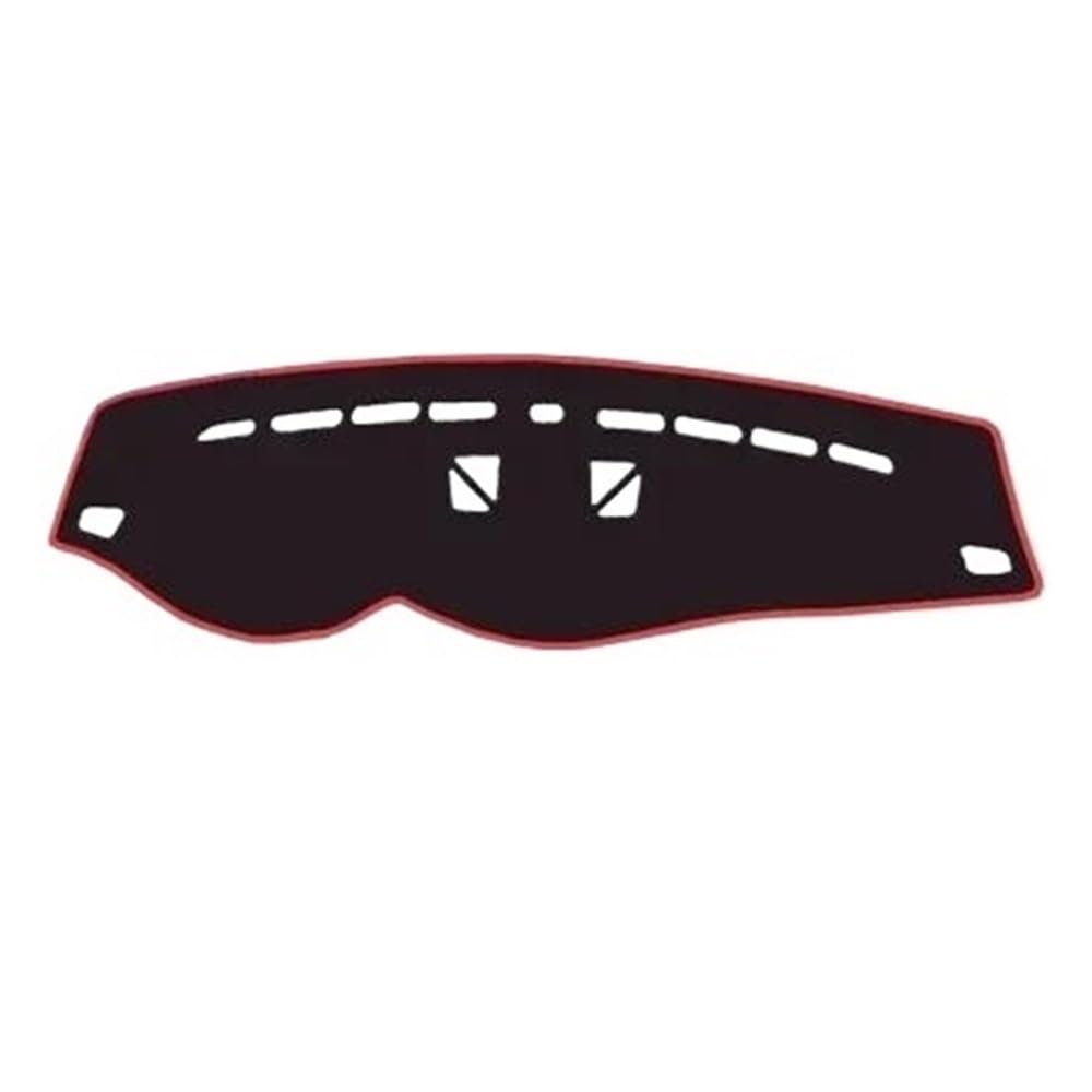 Auto Dash Mat Abdeckung Für 3 Serie Für E90 Für E91 Für E92 Für E93 Für Wagon 2006-2011 Auto Auto Dashboard Abdeckung Teppich Sonnenschutz(LHD Red with NAV) von YUNLL