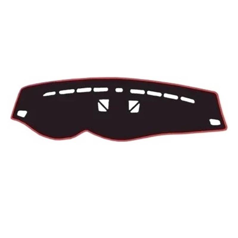 Auto Dash Mat Abdeckung Für 3 Serie Für E90 Für E91 Für E92 Für E93 Für Wagon 2006-2011 Auto Auto Dashboard Abdeckung Teppich Sonnenschutz(LHD Red with NAV) von YUNLL