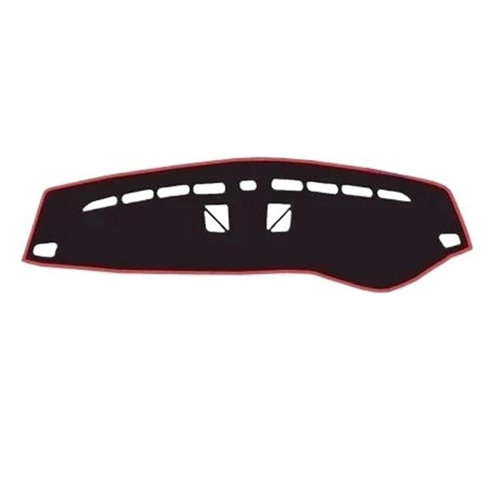 Auto Dash Mat Abdeckung Für 3 Serie Für E90 Für E91 Für E92 Für E93 Für Wagon 2006-2011 Auto Auto Dashboard Abdeckung Teppich Sonnenschutz(RHD Red NO NAV) von YUNLL