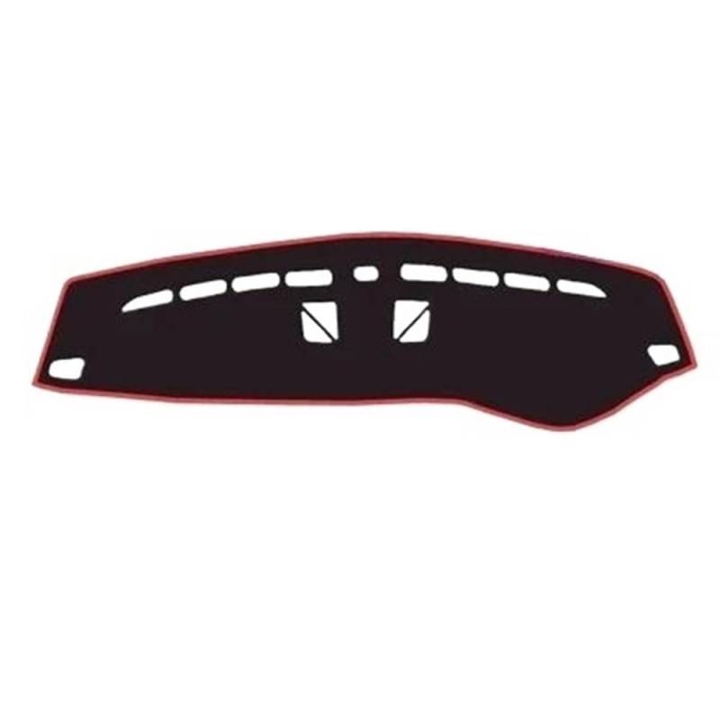 Auto Dash Mat Abdeckung Für 3 Serie Für E90 Für E91 Für E92 Für E93 Für Wagon 2006-2011 Auto Auto Dashboard Abdeckung Teppich Sonnenschutz(RHD Red NO NAV) von YUNLL