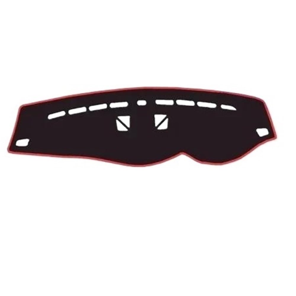 Auto Dash Mat Abdeckung Für 3 Serie Für E90 Für E91 Für E92 Für E93 Für Wagon 2006-2011 Auto Auto Dashboard Abdeckung Teppich Sonnenschutz(RHD Red with NAV) von YUNLL