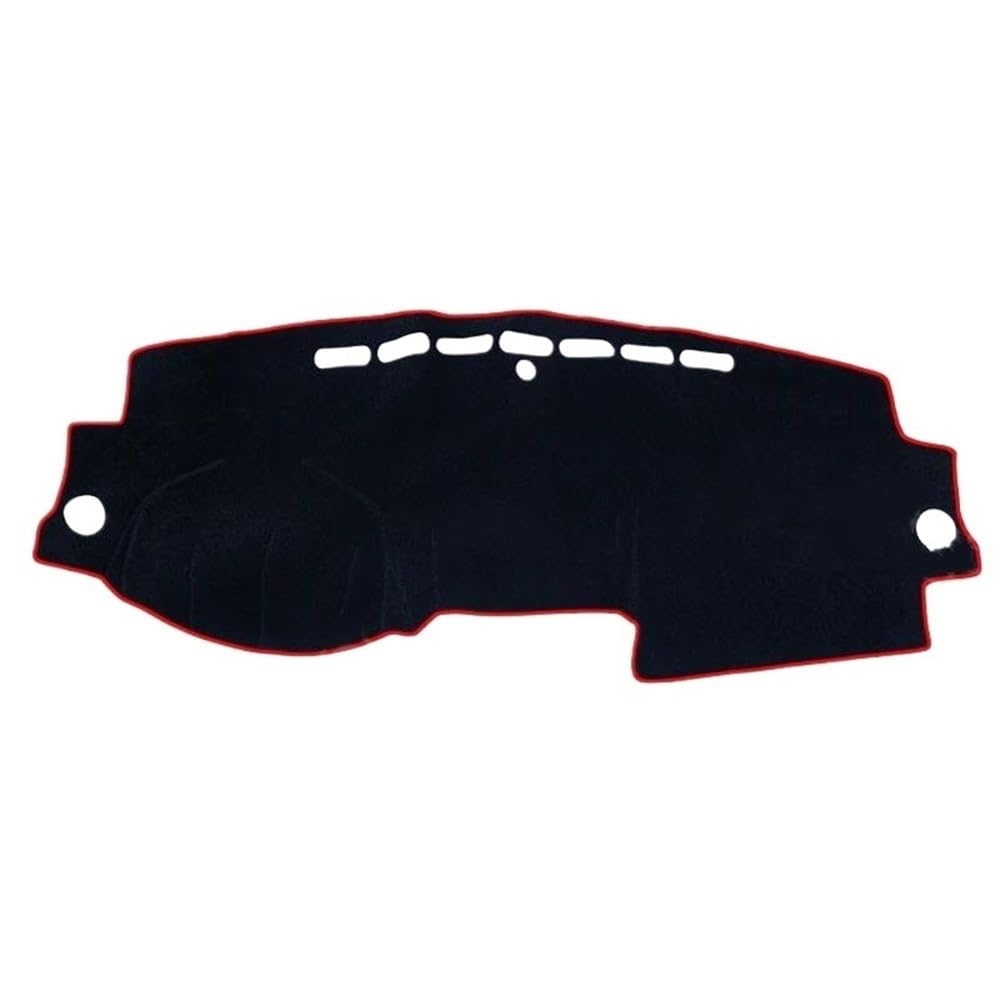 Auto Dash Mat Abdeckung Für CR-V RE1 ~ RE5 RE7 2007-2011 Anti-Rutsch-Matte Armaturenbrett-Abdeckung Sonnenschutz Teppich Zubehör(Left Drive - Red) von YUNLL