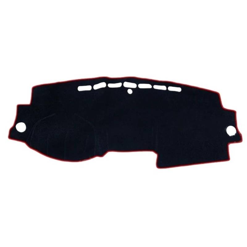 Auto Dash Mat Abdeckung Für CR-V RE1 ~ RE5 RE7 2007-2011 Anti-Rutsch-Matte Armaturenbrett-Abdeckung Sonnenschutz Teppich Zubehör(Left Drive - Red) von YUNLL