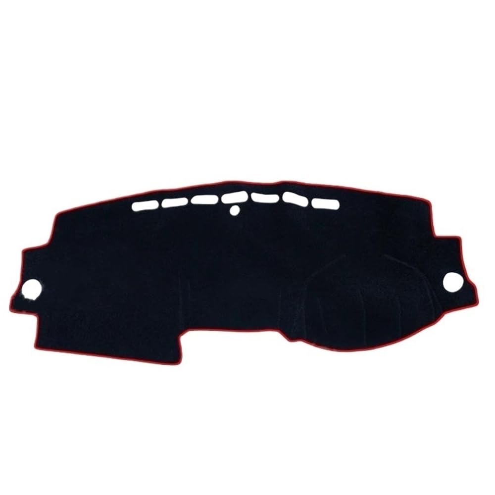 Auto Dash Mat Abdeckung Für CR-V RE1 ~ RE5 RE7 2007-2011 Anti-Rutsch-Matte Armaturenbrett-Abdeckung Sonnenschutz Teppich Zubehör(Right Drive - Red) von YUNLL