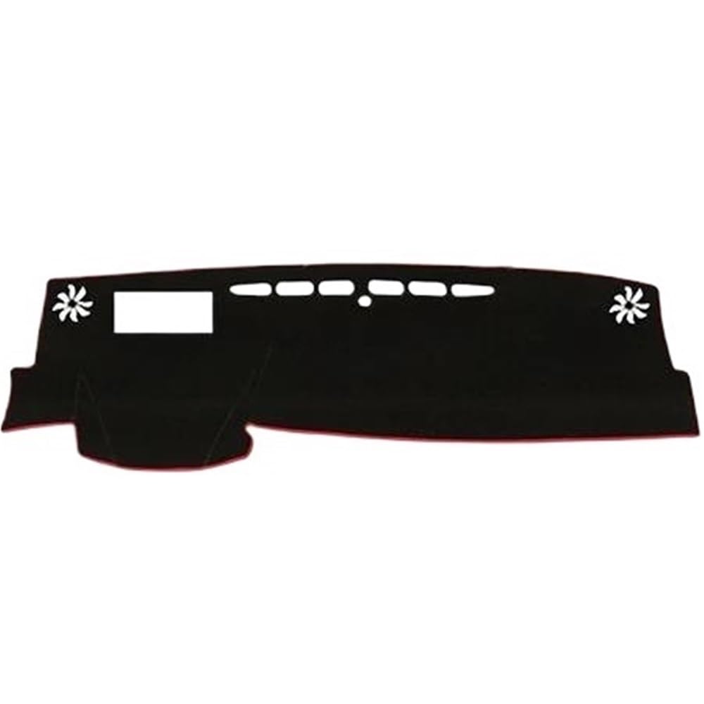 Auto Dash Mat Abdeckung Für Camry 8th Für XV70 2018 2019 2020 Auto Dashboard Abdeckung Teppich Nicht-Slip Auto Dash Matte Sonnenschirm Anti-schmutzig(LHD,Red) von YUNLL