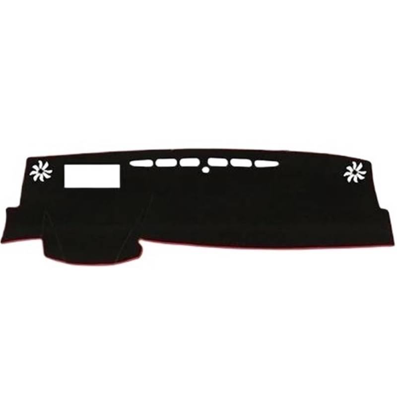 Auto Dash Mat Abdeckung Für Camry 8th Für XV70 2018 2019 2020 Auto Dashboard Abdeckung Teppich Nicht-Slip Auto Dash Matte Sonnenschirm Anti-schmutzig(LHD,Red) von YUNLL
