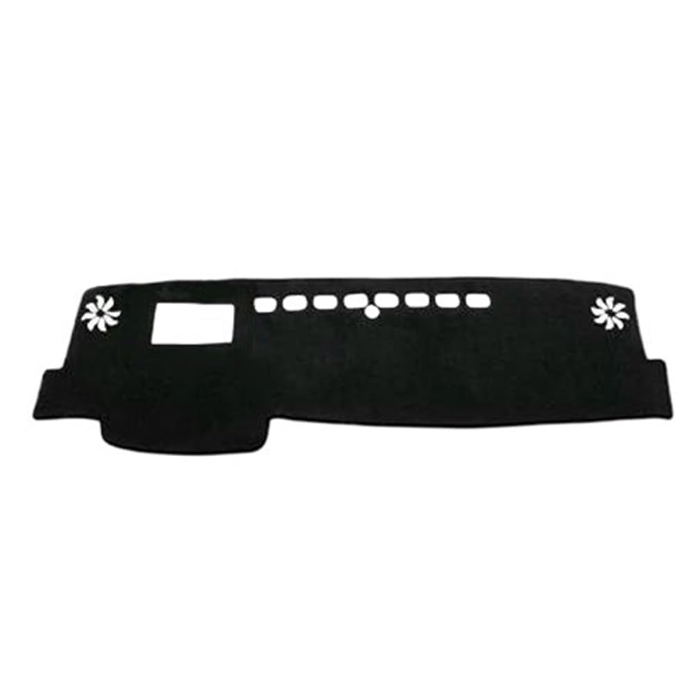Auto Dash Mat Abdeckung Für Camry 8th Für XV70 2018 2019 Auto Auto Innen Dashboard Abdeckung Pad Teppich Dash Matte Dash Bord Matte Pad Kissen(LHD,Black) von YUNLL