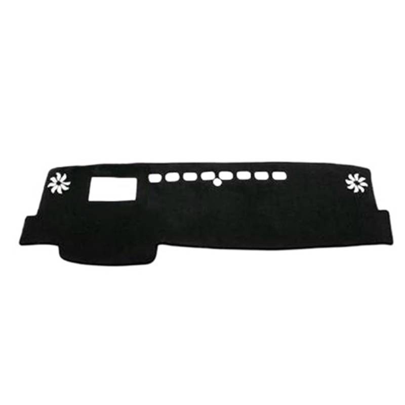 Auto Dash Mat Abdeckung Für Camry 8th Für XV70 2018 2019 Auto Auto Innen Dashboard Abdeckung Pad Teppich Dash Matte Dash Bord Matte Pad Kissen(LHD,Black) von YUNLL