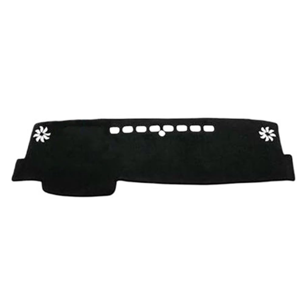 Auto Dash Mat Abdeckung Für Camry 8th Für XV70 2018 2019 Auto Auto Innen Dashboard Abdeckung Pad Teppich Dash Matte Dash Bord Matte Pad Kissen(LHD1,Black) von YUNLL