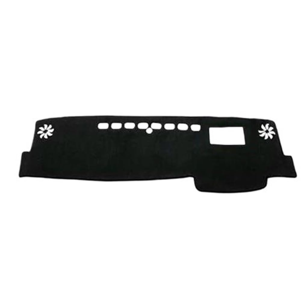 Auto Dash Mat Abdeckung Für Camry 8th Für XV70 2018 2019 Auto Auto Innen Dashboard Abdeckung Pad Teppich Dash Matte Dash Bord Matte Pad Kissen(RHD,Black) von YUNLL