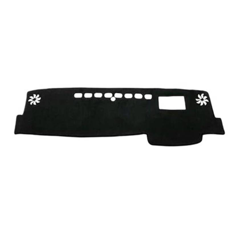 Auto Dash Mat Abdeckung Für Camry 8th Für XV70 2018 2019 Auto Auto Innen Dashboard Abdeckung Pad Teppich Dash Matte Dash Bord Matte Pad Kissen(RHD,Black) von YUNLL