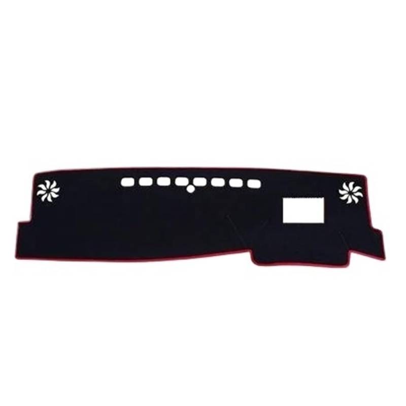 Auto Dash Mat Abdeckung Für Camry 8th Für XV70 2018 2019 Auto Auto Innen Dashboard Abdeckung Pad Teppich Dash Matte Dash Bord Matte Pad Kissen(RHD,Red) von YUNLL