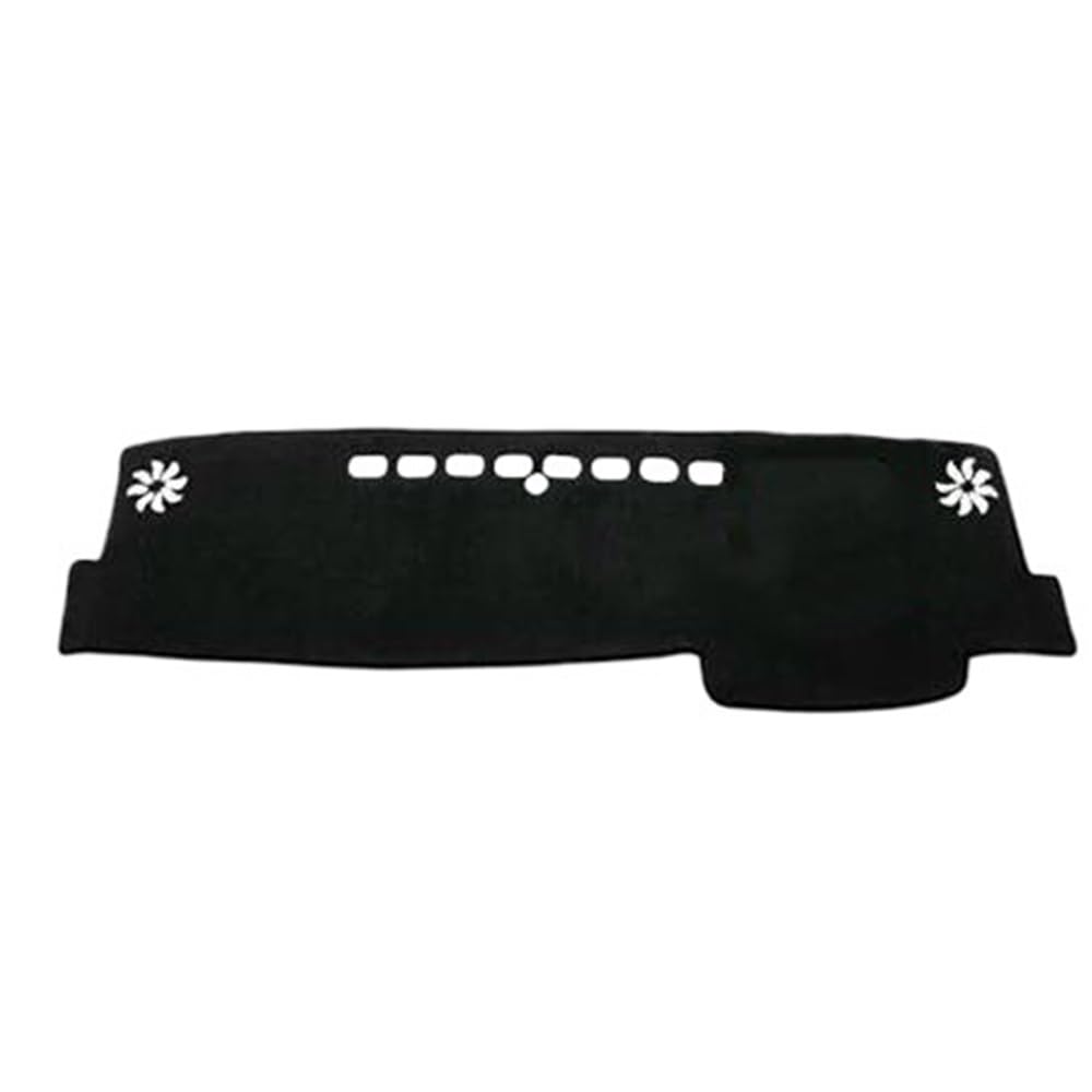 Auto Dash Mat Abdeckung Für Camry 8th Für XV70 2018 2019 Auto Auto Innen Dashboard Abdeckung Pad Teppich Dash Matte Dash Bord Matte Pad Kissen(RHD1,Black) von YUNLL