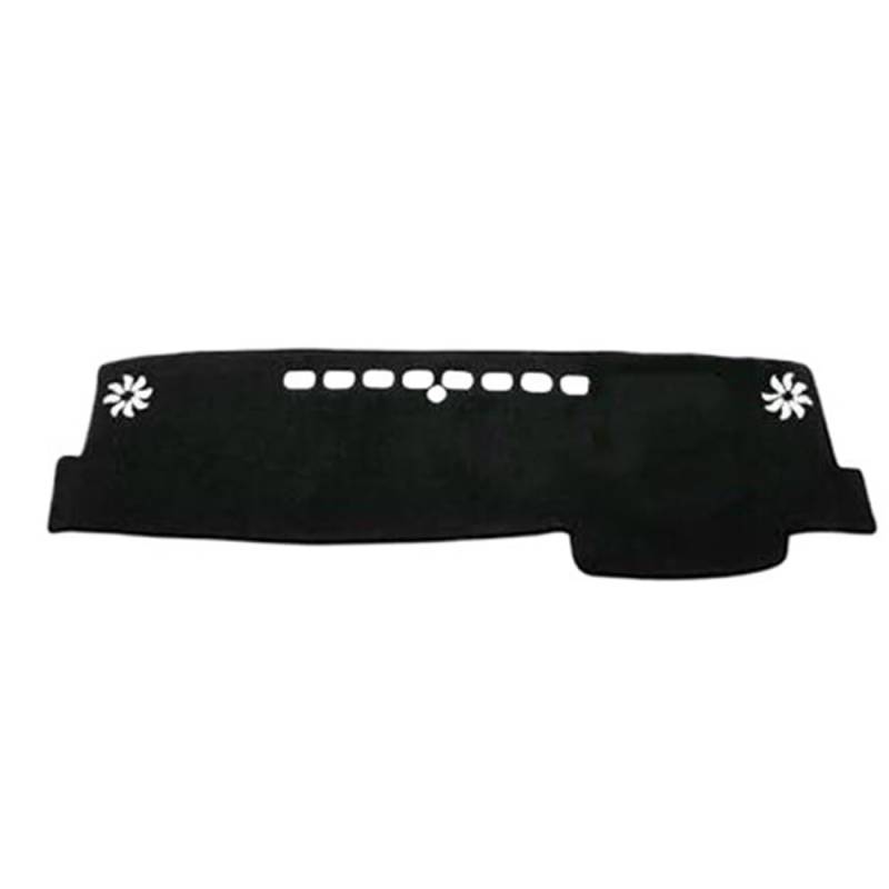 Auto Dash Mat Abdeckung Für Camry 8th Für XV70 2018 2019 Auto Auto Innen Dashboard Abdeckung Pad Teppich Dash Matte Dash Bord Matte Pad Kissen(RHD1,Black) von YUNLL