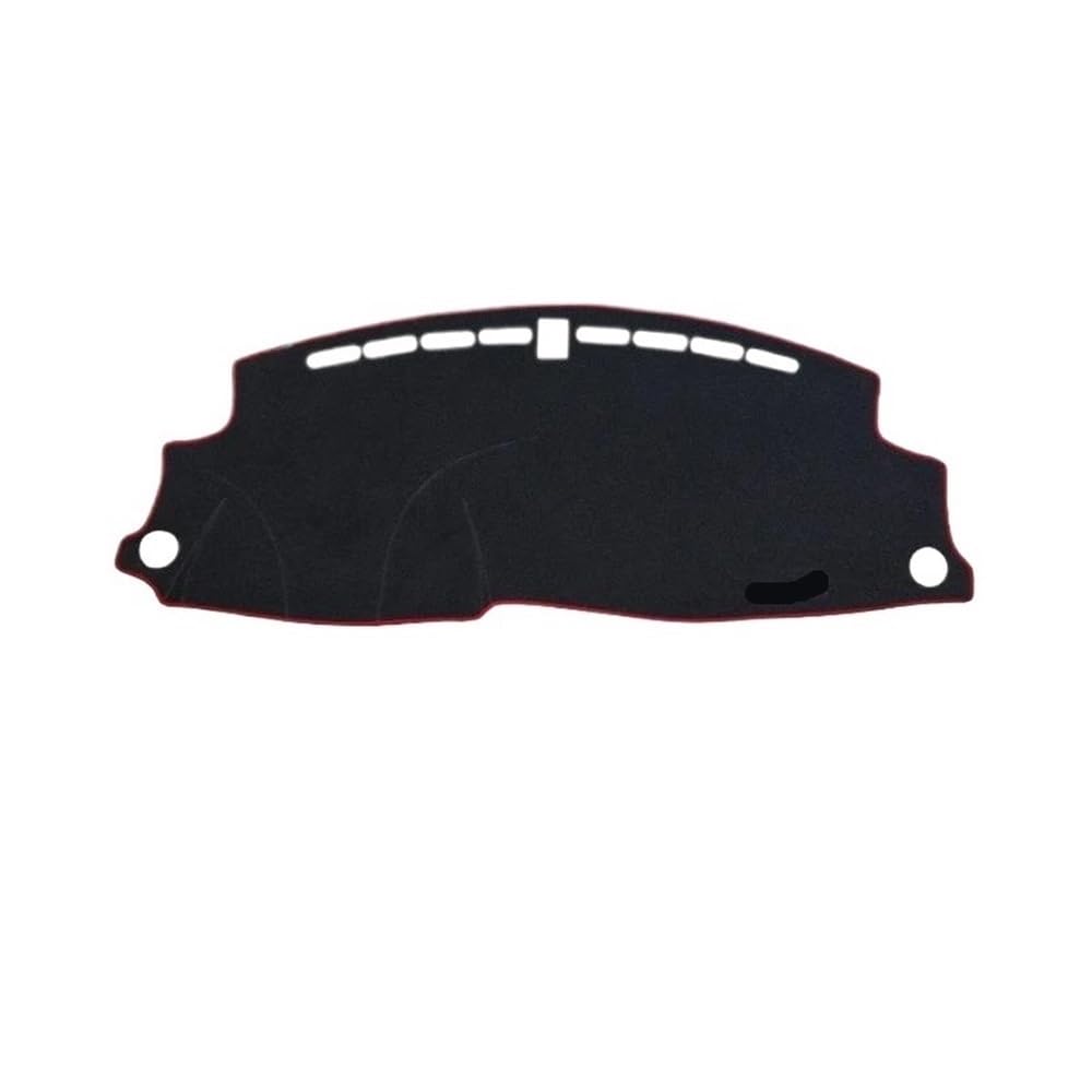 Auto Dash Mat Abdeckung Für HRV Für HR-V RU 2014-2020 Auto Dashboard Abdeckung Matte Sonnenschutz Pad Instrument Panel Teppiche Zubehör(LHD Red Side) von YUNLL