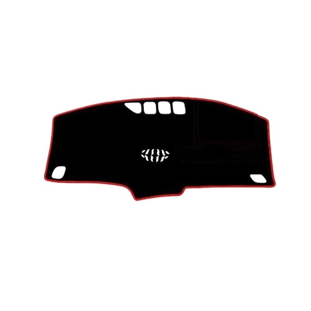 Auto Dash Mat Abdeckung Für ID.3 Für ID3 2019 2020 2021 2022 2023 Auto Innere Dashboard Abdeckung Auto Dash Matte Teppich Sonnenschutz Pad(Red RHD No HUD) von YUNLL