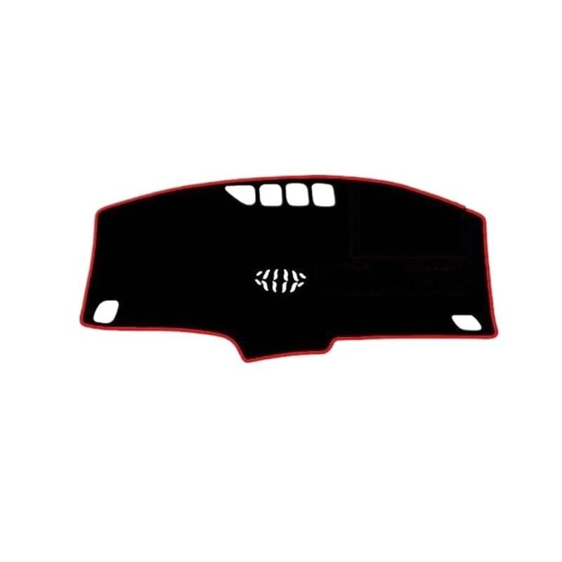 Auto Dash Mat Abdeckung Für ID.3 Für ID3 2019 2020 2021 2022 2023 Auto Innere Dashboard Abdeckung Auto Dash Matte Teppich Sonnenschutz Pad(Red RHD No HUD) von YUNLL
