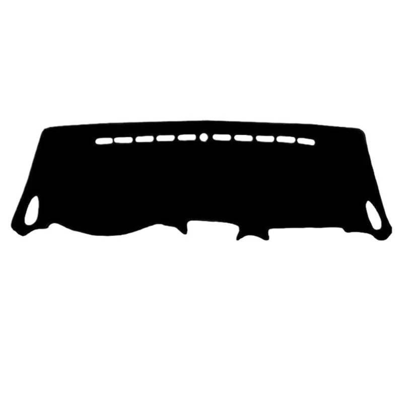 Auto Dash Mat Abdeckung Für KIA Für Carens 2007-2012 Für RP Auto Auto Dashboard Abdeckung Pad Teppich Dash Matte(Black LHD) von YUNLL