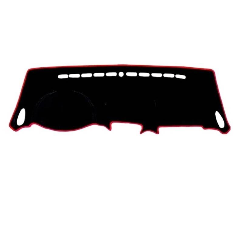 Auto Dash Mat Abdeckung Für KIA Für Carens 2007-2012 Für RP Auto Auto Dashboard Abdeckung Pad Teppich Dash Matte(Red LHD) von YUNLL