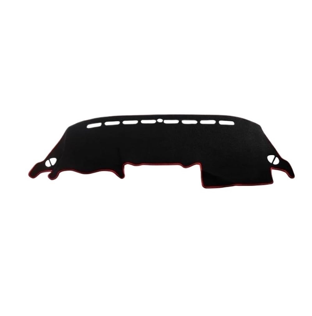 Auto Dash Mat Abdeckung Für Kia Für Sportage 3 SL 2011-2015 Auto Dashboard Abdeckungen Vermeiden Licht Pad Sonnenschutz Teppiche Matte Zubehör(A Red Side) von YUNLL