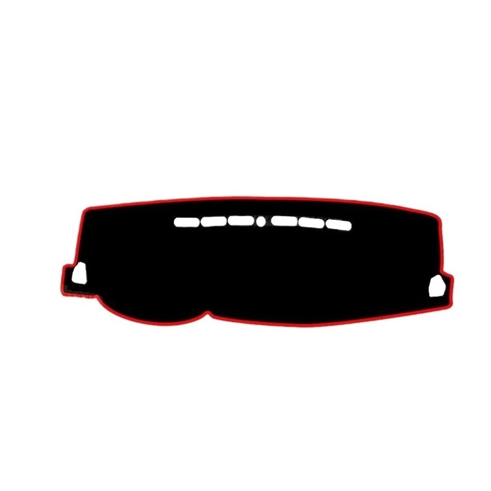 Auto Dash Mat Abdeckung Für MG Für RX8 2020-2022 Auto Dashboard Abdeckung Matte Sonnenschutz Pad Vermeiden Licht Matte Instrument Teppich Schutz Zubehör(LHD Red Side) von YUNLL