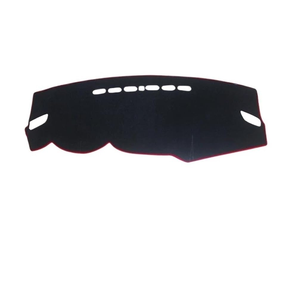 Auto Dash Mat Abdeckung Für Outlander 3 Für PHEV 2013-2020 Auto Dashboard Abdeckung Sonnenschutz Vermeiden Licht Matte Pad Instrument Panel Teppiche(A LHD Red Side) von YUNLL
