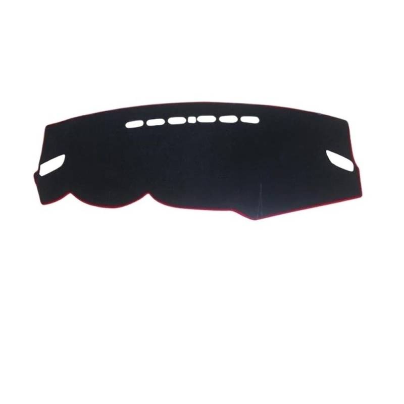 Auto Dash Mat Abdeckung Für Outlander 3 Für PHEV 2013-2020 Auto Dashboard Abdeckung Sonnenschutz Vermeiden Licht Matte Pad Instrument Panel Teppiche(A LHD Red Side) von YUNLL