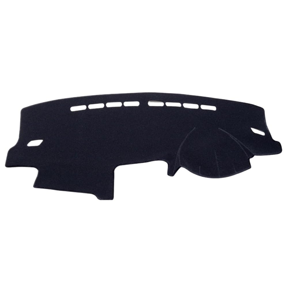 Auto Dash Mat Abdeckung Für Polo Für 6R Für 6C 2009 2010 2011 2012 2013 2014 2015 2016 Auto Dashboard Mat Dash Matte Sonnenschutz Schutz Teppich(RHD BLACK) von YUNLL