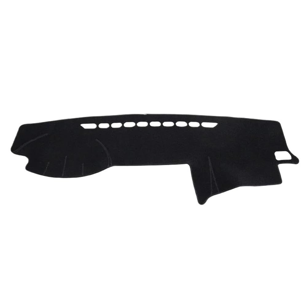 Auto Dash Mat Abdeckung Für Prado 200-2009 Auto Dashboard Matte Zubehör Sonnenschutz Schutz Teppich Dash Matte(BLACK LHD) von YUNLL
