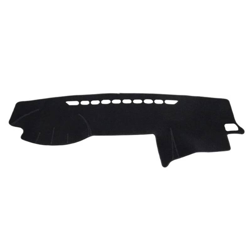Auto Dash Mat Abdeckung Für Prado 200-2009 Auto Dashboard Matte Zubehör Sonnenschutz Schutz Teppich Dash Matte(BLACK LHD) von YUNLL