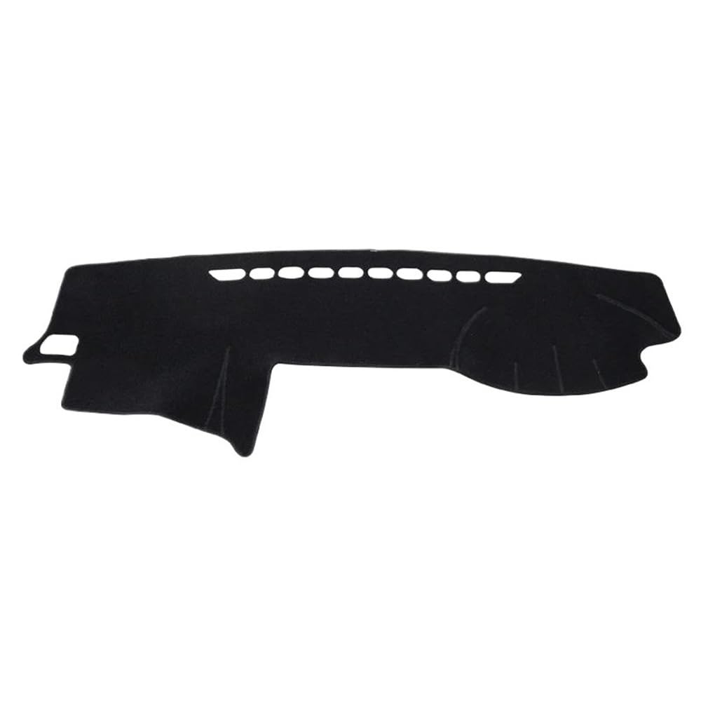 Auto Dash Mat Abdeckung Für Prado 200-2009 Auto Dashboard Matte Zubehör Sonnenschutz Schutz Teppich Dash Matte(BLACK RHD) von YUNLL