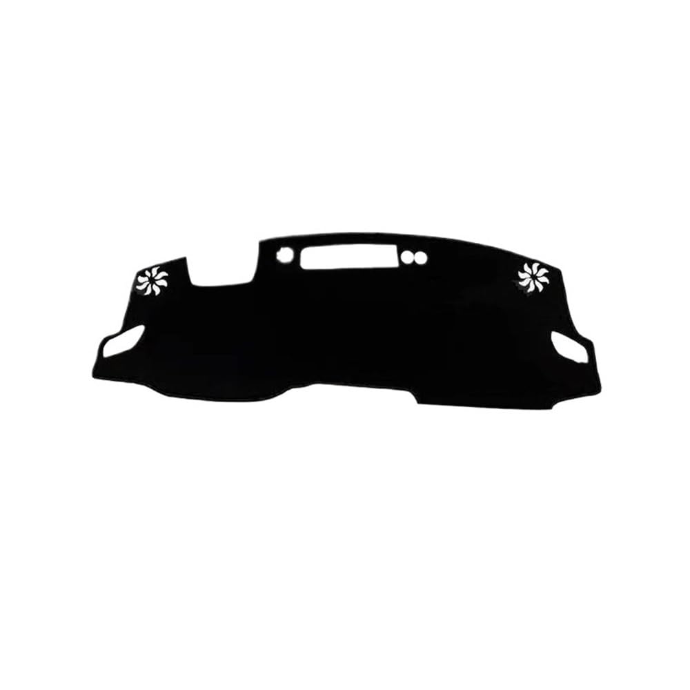 Auto Dash Mat Abdeckung Für QASHQAI 2021-2023 Auto Dashboard Abdeckung Matte Sonnenschutz Pad Vermeiden Licht Matte Instrument Teppich(HUD Black Side) von YUNLL
