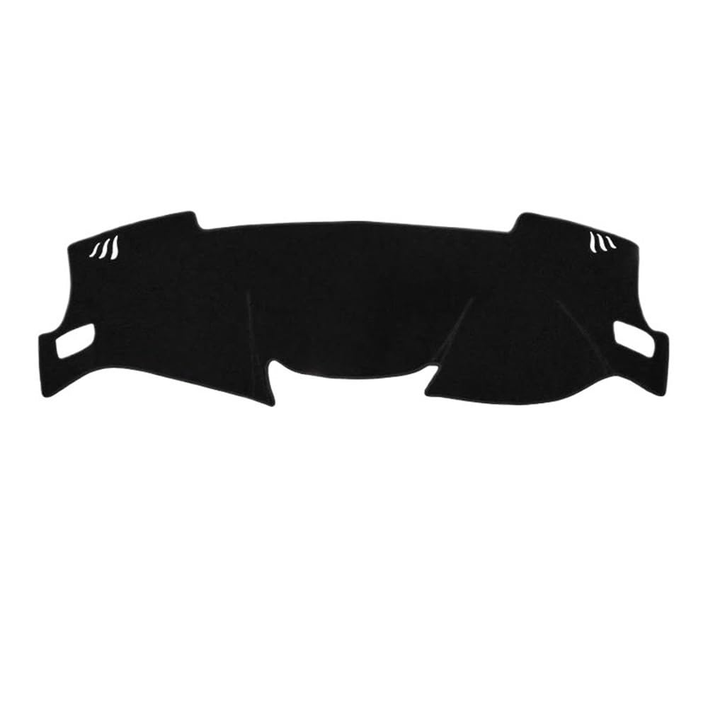 Auto Dash Mat Abdeckung Für Qashqai J11 2014-2020 Auto Dashboard Vermeiden Licht Sonnenschutz Pad Abdeckung Matte Teppiche Zubehör(A RHD Black Side) von YUNLL