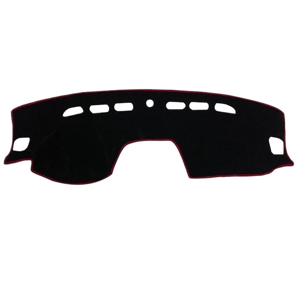 Auto Dash Mat Abdeckung Für Suzuki Für Grand Für Vitara Auto Dashboard Abdeckung Dash Matte Nicht-Slip Sonnenschutz Pad Innen Kissen Teppich(Red) von YUNLL