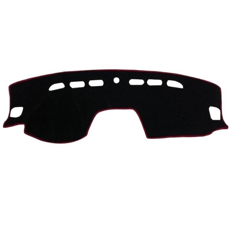 Auto Dash Mat Abdeckung Für Suzuki Für Grand Für Vitara Auto Dashboard Abdeckung Dash Matte Nicht-Slip Sonnenschutz Pad Innen Kissen Teppich(Red) von YUNLL