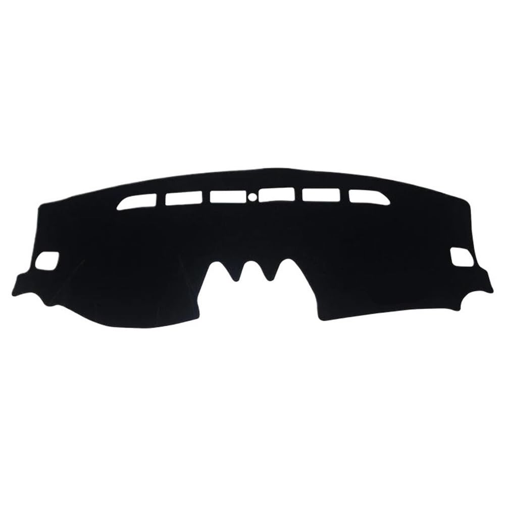Auto Dash Mat Abdeckung Für Suzuki Für Vitara LY 2015-2022 Auto Dashboard Abdeckung Matte Sonnenschutz Pad Instrume Panel Teppiche Zubehör(A LHD Black Side) von YUNLL