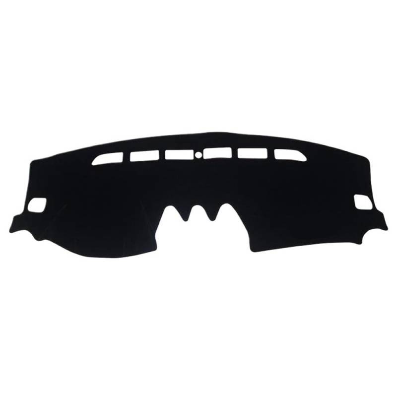 Auto Dash Mat Abdeckung Für Suzuki Für Vitara LY 2015-2022 Auto Dashboard Abdeckung Matte Sonnenschutz Pad Instrume Panel Teppiche Zubehör(A LHD Black Side) von YUNLL