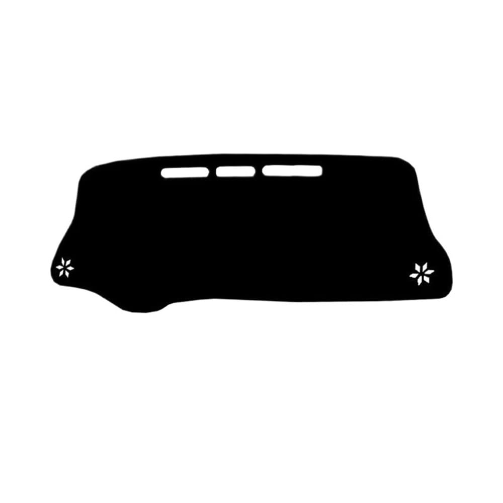 Auto Dash Mat Abdeckung Für Vitz 2018-2020 Auto Auto Innen Dashboard Abdeckung Mittelkonsole Schutz Teppich Sonnenschutz Zubehör(LHD) von YUNLL